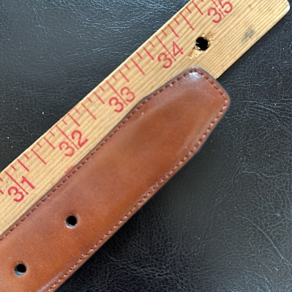 Reversible black/brown metal buckle belt - Picture 10 of 12